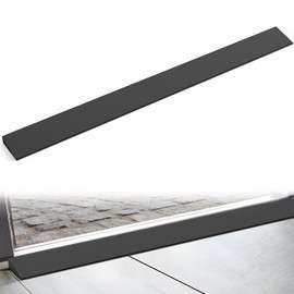 Nilight 1" Rise Threshold Ramp for Doorways, 39.4" Wide Low Profile Cuttable Rubber Wheelchair Access Door Ramp for Doorway, Curb, Home Steps, Bathroom