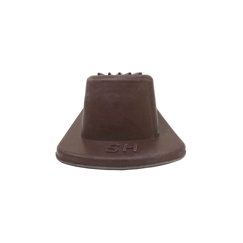 Shepherd Hardware 9133 Heavy Duty Rubber Door Wedge, Brown
