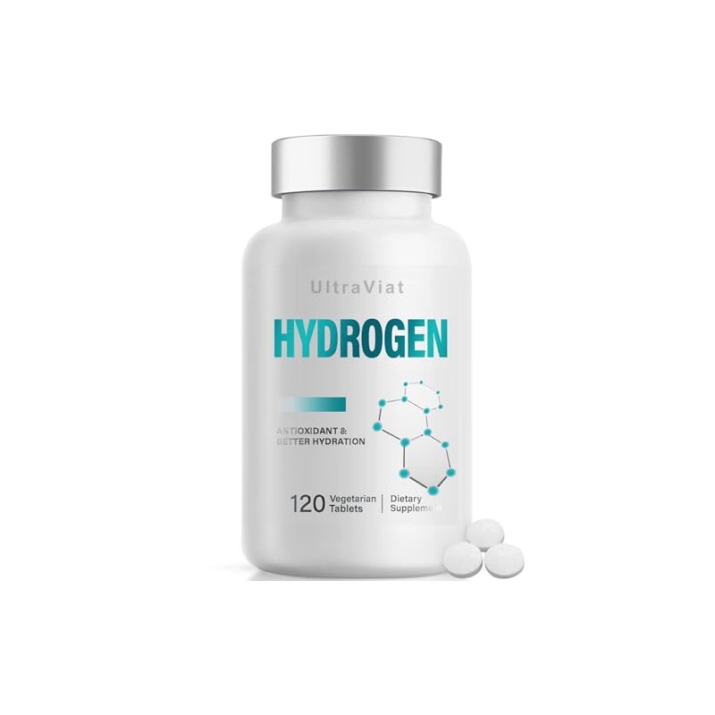 Hydrogen Water Tablets, 12 ppm H2 Molecular Hydrogen Supplement with