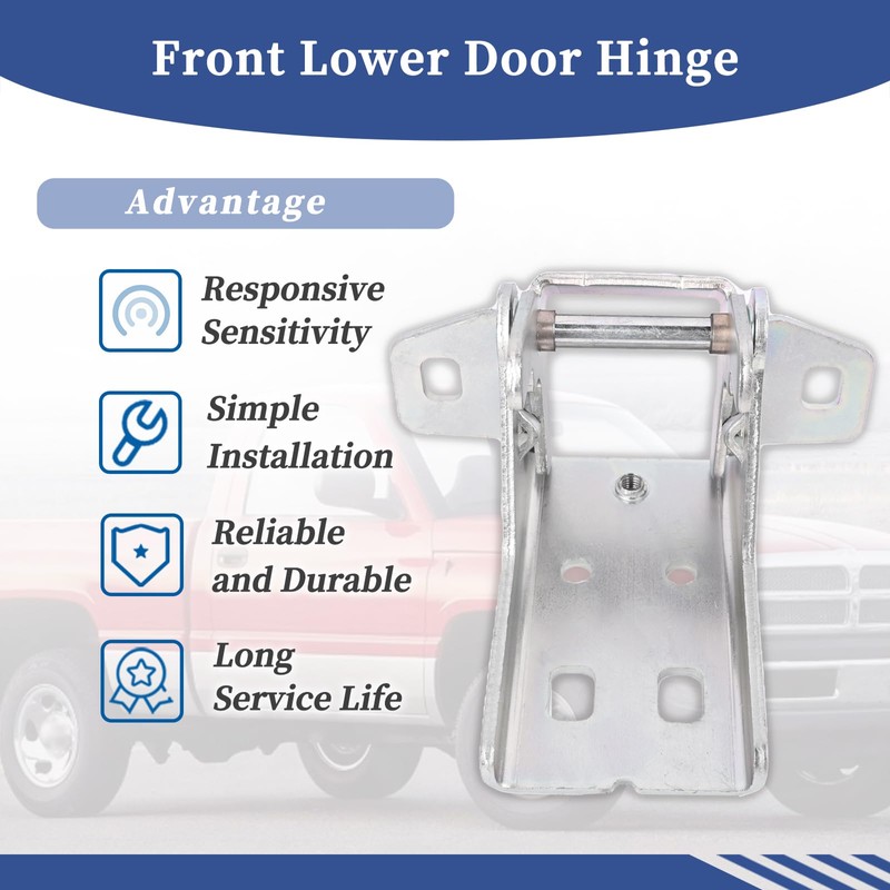 Getfarway Front Lower Door Hinge Assembly 55275464AC Compatible with Dodge