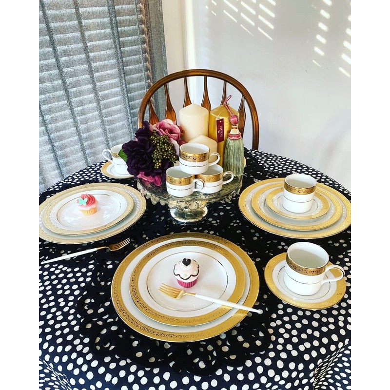 CANION WITS VICTORIAN GOLD Coffee Cup & Saucer, Western Tableware