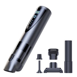 Cordless Car Vacuum Cleaner, 20000Pa Strong Suction Handheld Vacuum with Detailing Kit, Wet/Dry Rechargeable Portable Mini Vacuum for Car Detailing, Home & Outdoor Cleaning