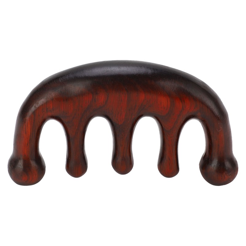Wood Scalp Meridian Comb Stress Relief Prevent Static Wide Tooth