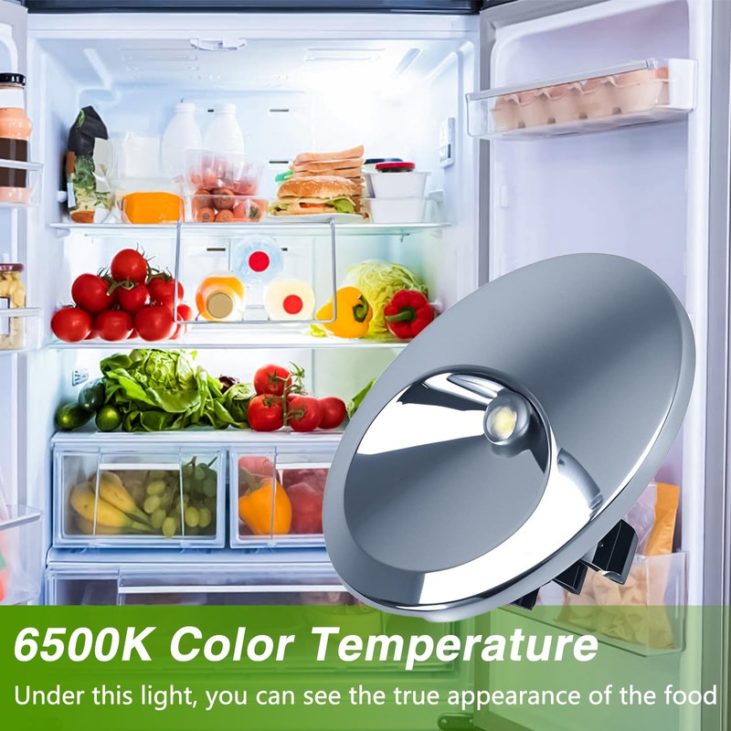 RUHUALIFE Refrigerator LED Light and Cover Assembly Refrigerator Lamp Modules