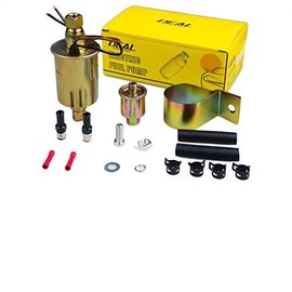 Universal 2.5-4.5 PSI 12V High Performance free Flow In Line External Electric Fuel Pump With Complete Installation Kit E8016S SP8016