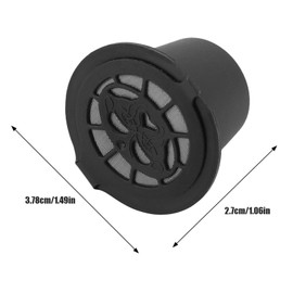 6PCS Reusable Capsules Pods, Refillable Coffee Capsule, Plastic and Stainless Steel Filters Baskets Replacement
