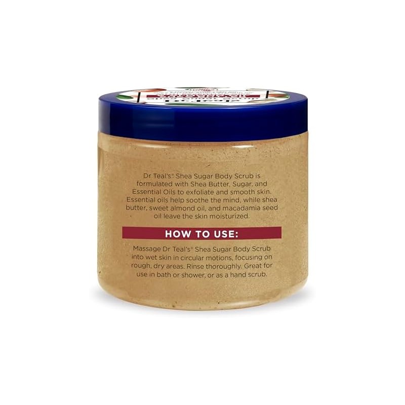 Dr Teals Scrub Exfoliante para la Piel con Manteca de