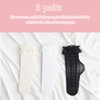 3 Pairs of Socks with Ruffles Women's with Bows, Ruffle