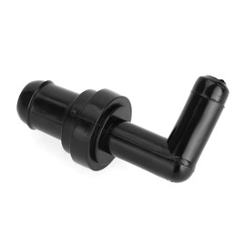 Kit de arandelas de válvula PCV Kit de válvula PCV de 90 ° compatible con Acura 17130PK1003 17130-PM6-003 Negro