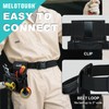 MELOTOUGH Electrician Tool Pouch with Belt Clip, 2 Inch Heavy