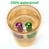 Small Portable Pill Case with Keychain(10 Pack), Urekt Waterproof Aluminum
