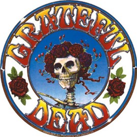 C&D Visionary Licenses Products Grateful Dead Skull and Roses Sticker