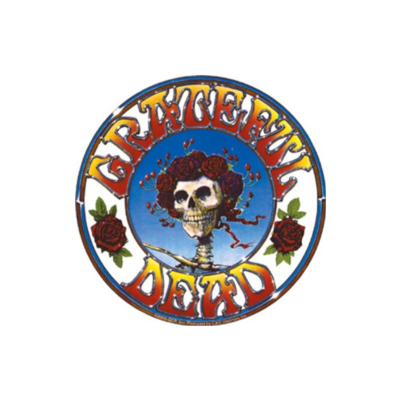 C&D Visionary Licenses Products Grateful Dead Skull and Roses Sticker