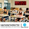 TXL 17.2" Bluetooth Digital Wall Clock with Seconds, Large Countdown