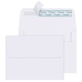 Eupako A2 White Paper Envelopes 250 Pack 4.375x5.75" Invitation Envelopes Self Seal for RSVP, Wedding, Thank you Notes, Greeting Cards, Photos, Announcements