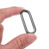 sourcing map 6 Pcs Metal Oval Ring, 1" Flat Oval