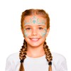 Metallic Glitter Gel Alpine Fiesta Blue Format Pack of 6