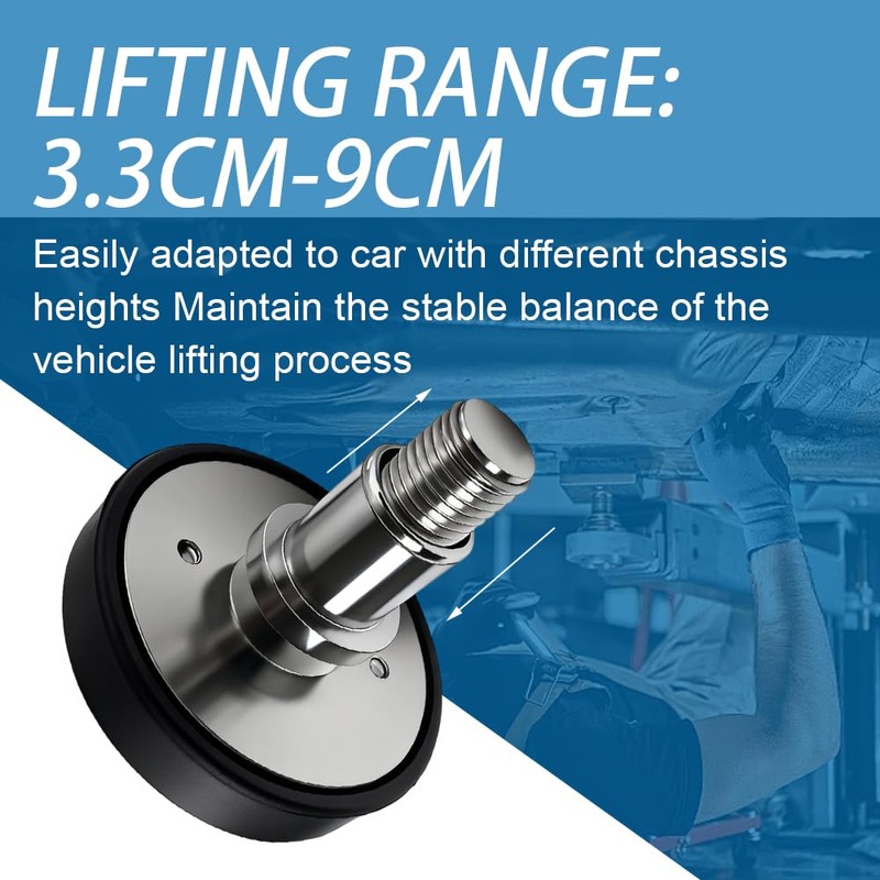 FUZIDDN 4-Pack 35mm Shaft Screw Up Car Lift Feet Pads