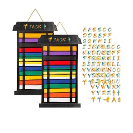 Klizdum Karate Belt Display Rack - Holds Up to 12 Belts, Taekwondo & BJJ Belt Display Holder for Martial Arts, No Assembly Required, Martial Arts Belt Display for Teenagers & Adults (2Pack Black)