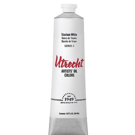 Utrecht Artists' Oil Paint - Titanium White, 150 ml tube