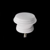 Antrader Finials for Curtain Rods Wood Curtain Rod Finial Screw