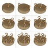LEDSone Retro Vintage Iron Ceiling Rose Hook Plate Pendant Lamp