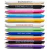 HLPHA 11PCS Funny Office Pens - Sarcastic, Snarky, Dirty Word