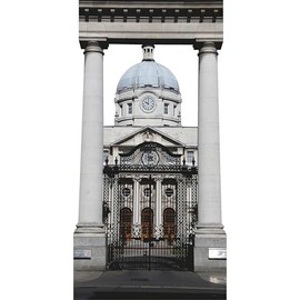 H13689 Irish Parliament House Gate Arch Dublin Ireland Ireland Irish Cardboard Cutout Standee Standup