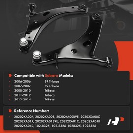 A-Premium 2 x Front Lower Control Arms, with Ball joint & Bushing, Compatible with Subaru Tribeca 2008-2014, B9 Tribeca 2006-2007