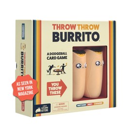 Throw Throw Burrito by Exploding Kittens - A Dodgeball Card Game - Family-Friendly Party Games - Card Games for Adults, Teens & Kids (Edizione Inglese)