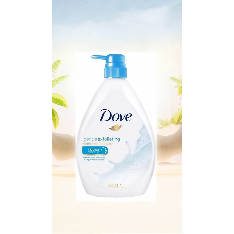 Dove Nourishing Body Wash Shower Gel Assorted 1L