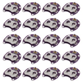 AEDIKO 20pcs Lilypad Coin Cell Battery Holder CR2032 Battery Holder Case Module