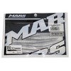 MARS Worm R-32 Glamorous 4-Inch Silver Powder Premium Silver Powder