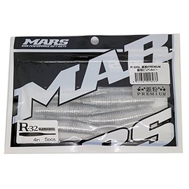 MARS Worm R-32 Glamorous 4-Inch Silver Powder Premium Silver Powder Pure Silver Lure (Hill Climb)