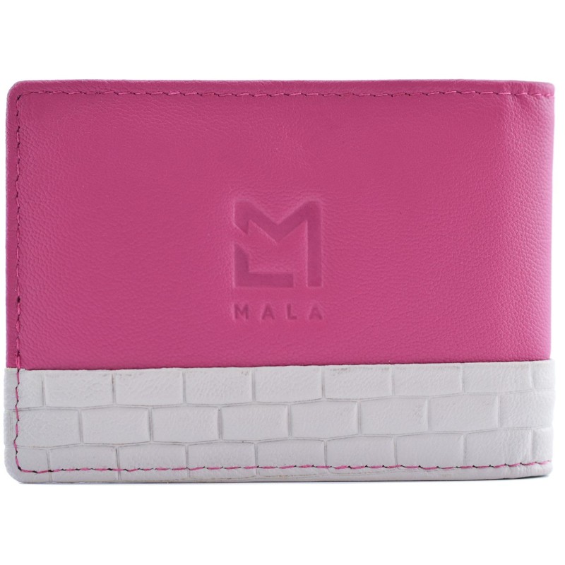 Mala Leather Peek a Boo Cats Travel/Credit Card Holder RFID