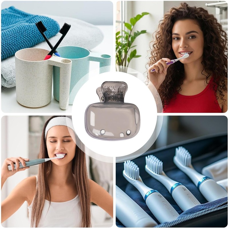 Fundas Para Cepillos Dentales Protector Portátil A Prueba De Polvo