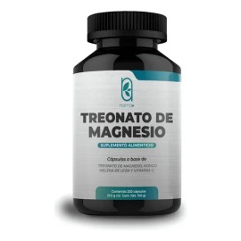 Naima Treonato Magnesio Cápsulas Melena León Vitamina 200 Caps