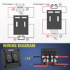 Nilight 2 Gang ON-Off Switch Panel 4 PIN DPST Toggle