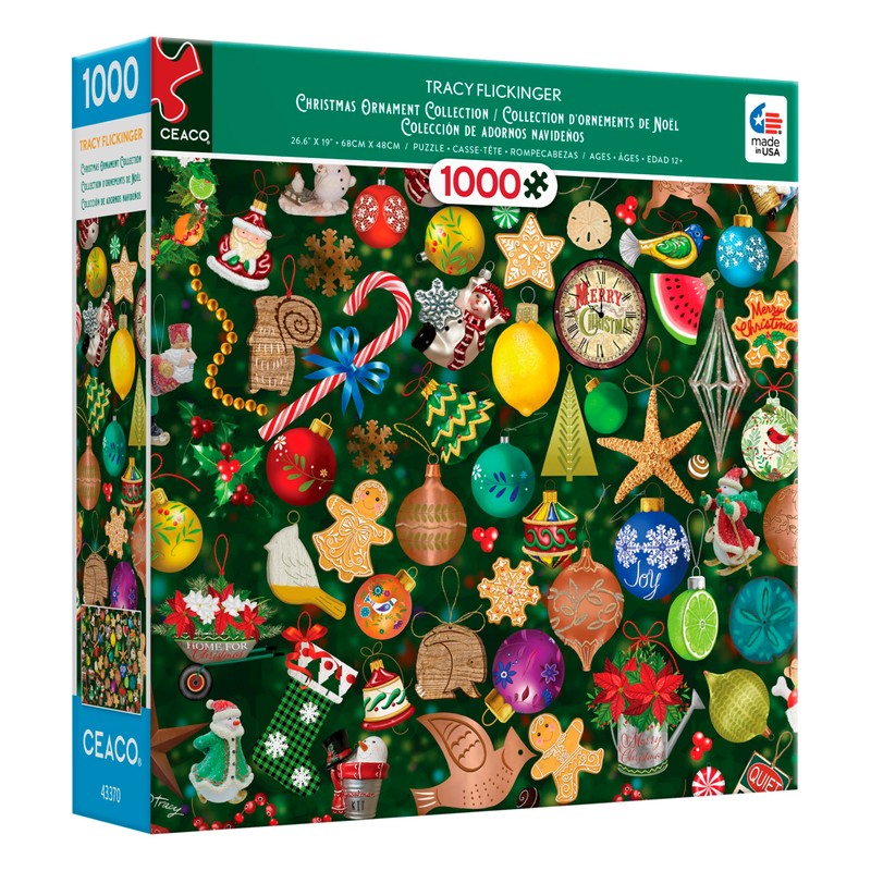Ceaco - Tracy Flickinger - Christmas Ornament Collection - 1000