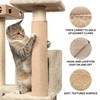 Furhaven Wrap Around Scratching Post Cover for Indoor Cats, Fits