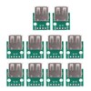 Hilitand 10 Pcs USB Female Breakout Board, 2.54mm Pitch Type