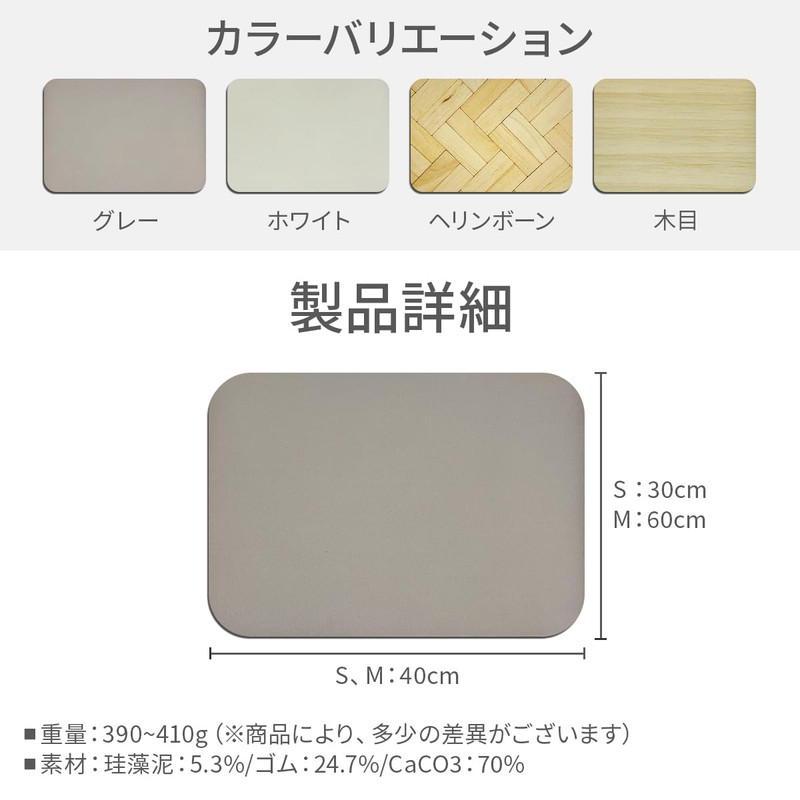 Green Iris [Soft Diatomaceous Earth Mat] Bath Mat with Diatomaceous