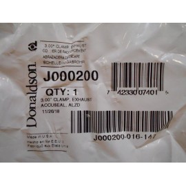 Donaldson Lot of 5 Donaldson J000200 Exhaust Clamps 3" Accuseal