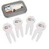 Azeeda 'Holiday Coach' Golf Divot Tool/Repair Fork Gift Set (GO00063239)