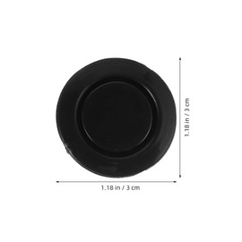 Garneck 10pcs Universal Car Rear Bumper Plug Hole Covers Black Rubber Caps for Auto Body - Truck Bumper Protector Replacement Parts Exterior Accessories