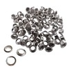 120 Sets Grommets Eyelets 10mm,Sliver Eyelets,Metal Eyelets For Leather,Metal Eyelets