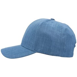 Baseball Cap in Lightweight Summer Quality, 100% Cotton, Linen Look, Unisex Denim Cap, denim blue
