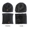 HH HOFNEN Winter Beanie Hat and Infinite Scarf Set Ski
