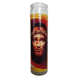 Precious Head of Jesus Christ Perfumed Pillar Candle