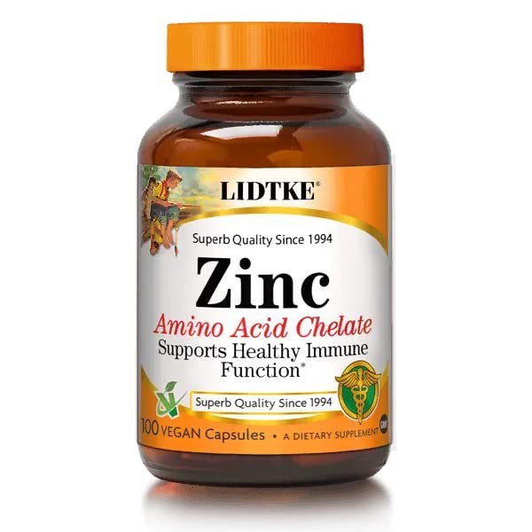 Lidtke Zinc Amino Acid Chelate Dietary Supplement